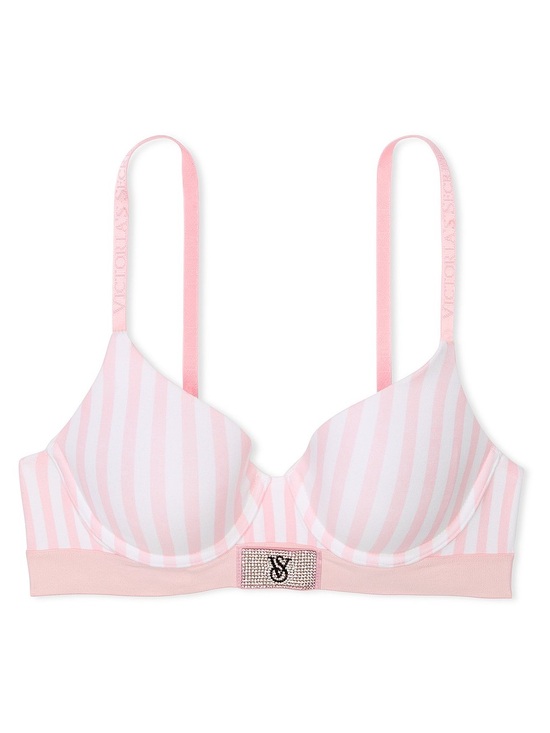 Victoria's Secret Other - Victoria’s Secret Shine Patch Lightly Lined Demi T-Shirt Bra